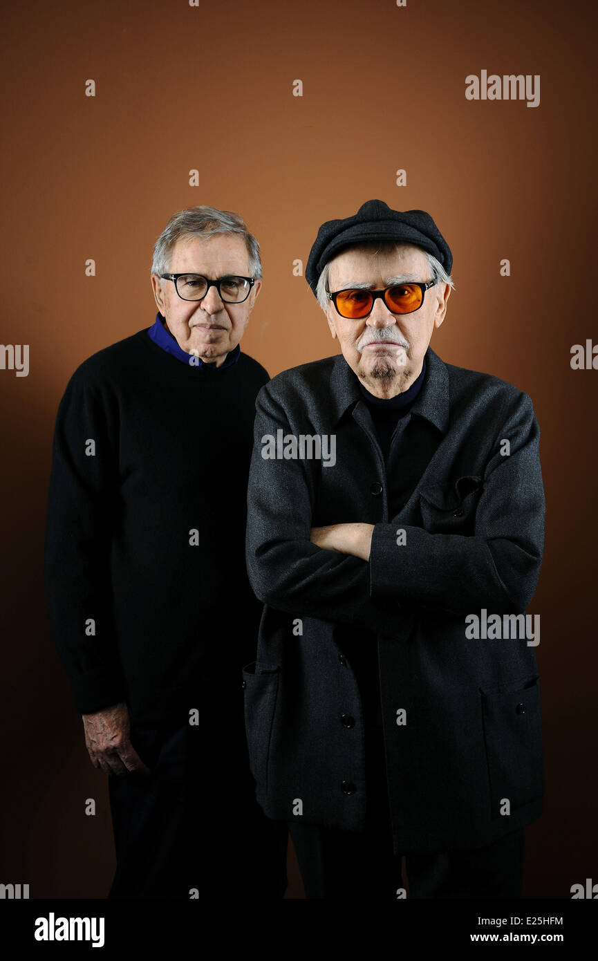 Portrait session con i registi italiani Paolo e Vittorio Tavianni dotate: Paolo Tavianni,Vittorio Tavianni dove: Francia quando: 12 Feb 2012 Foto Stock