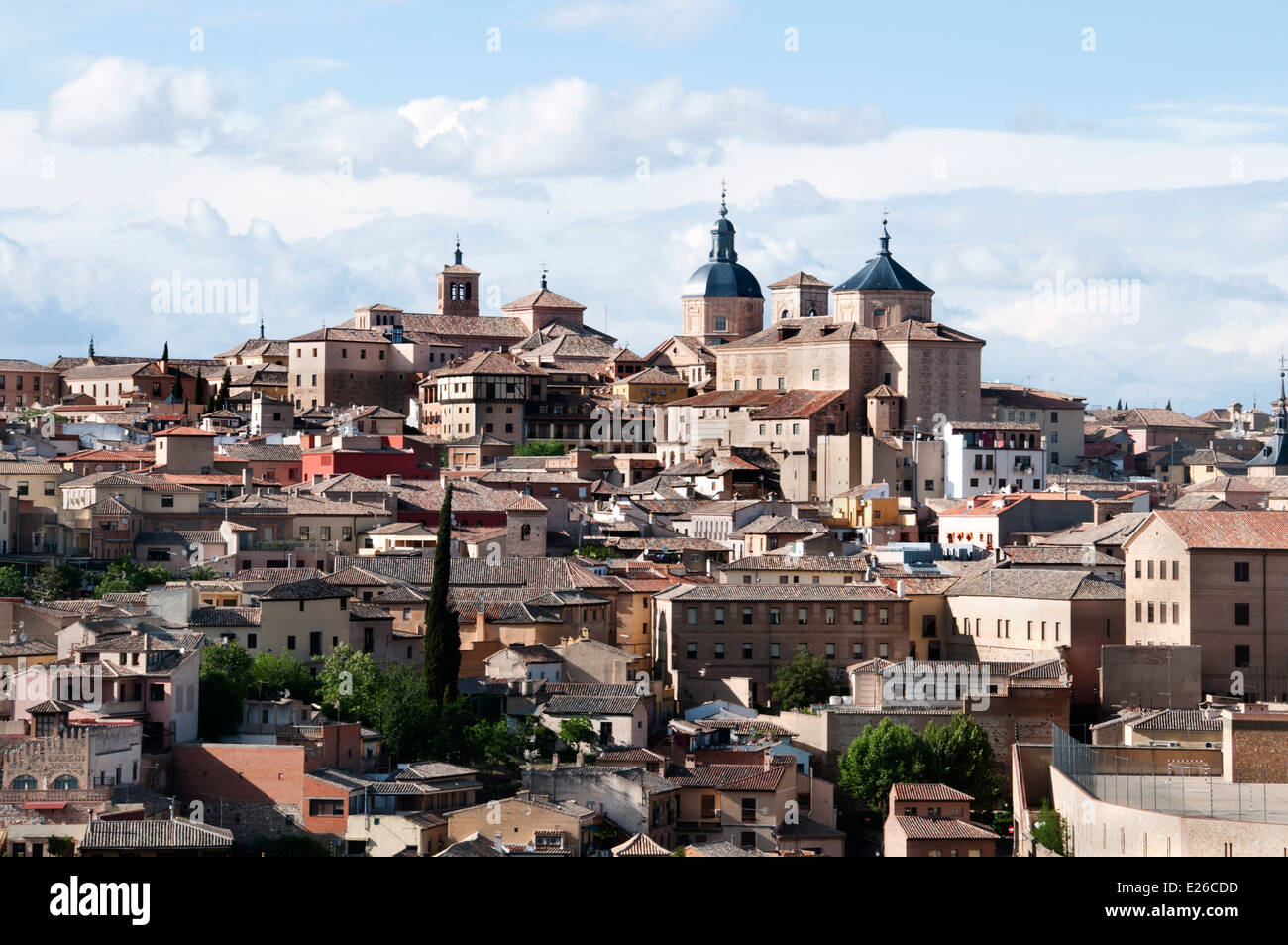 Skyline Toledo Spagna città spagnola nel centro storico della città Foto Stock