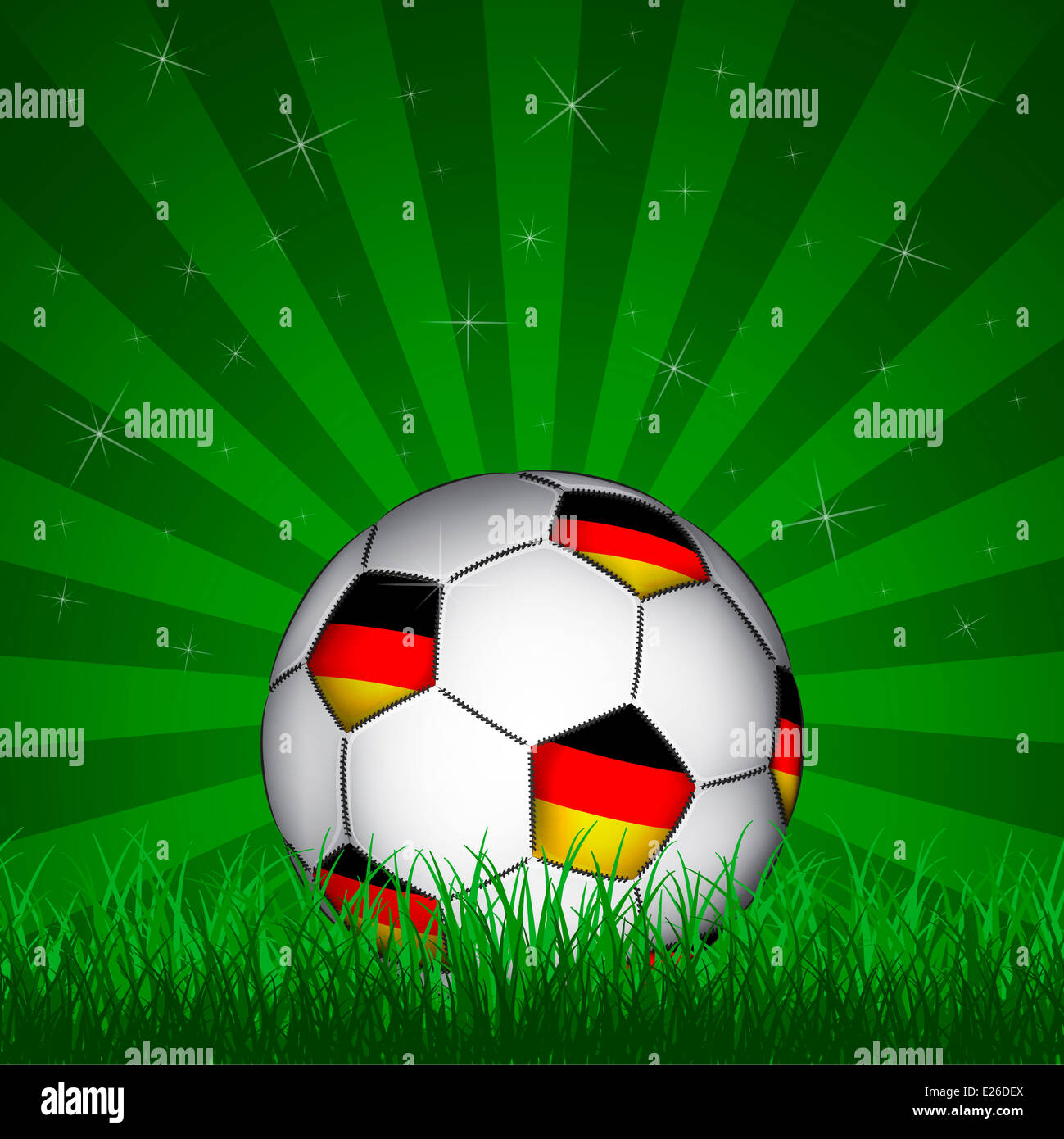 Germania Pallone da calcio Foto Stock