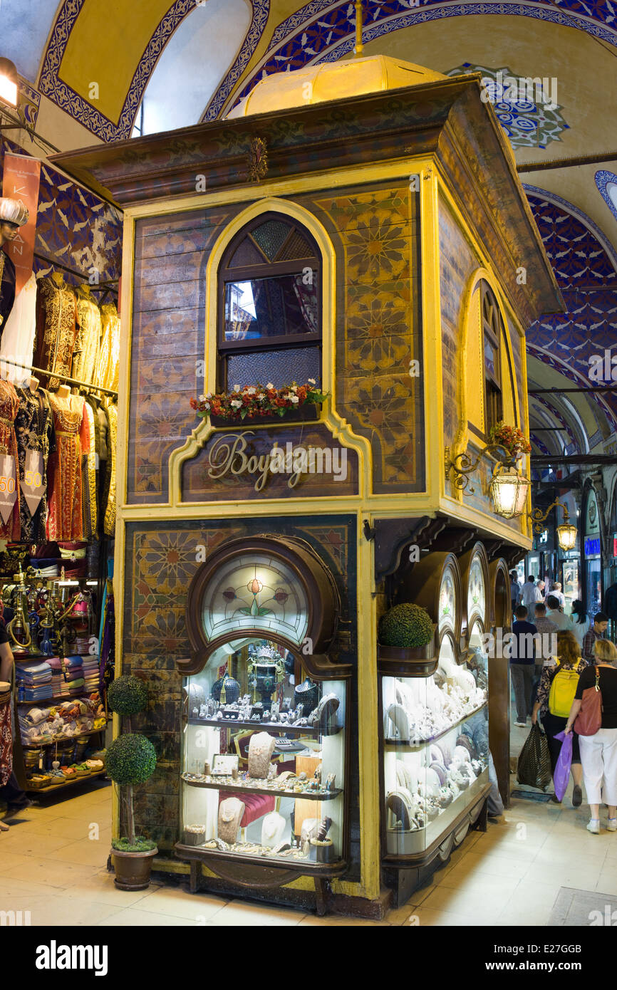 Boybeyi gioielleria in Grand Bazaar di Istanbul, in Turchia. Oltre 100 anni a conduzione familiare. Foto Stock