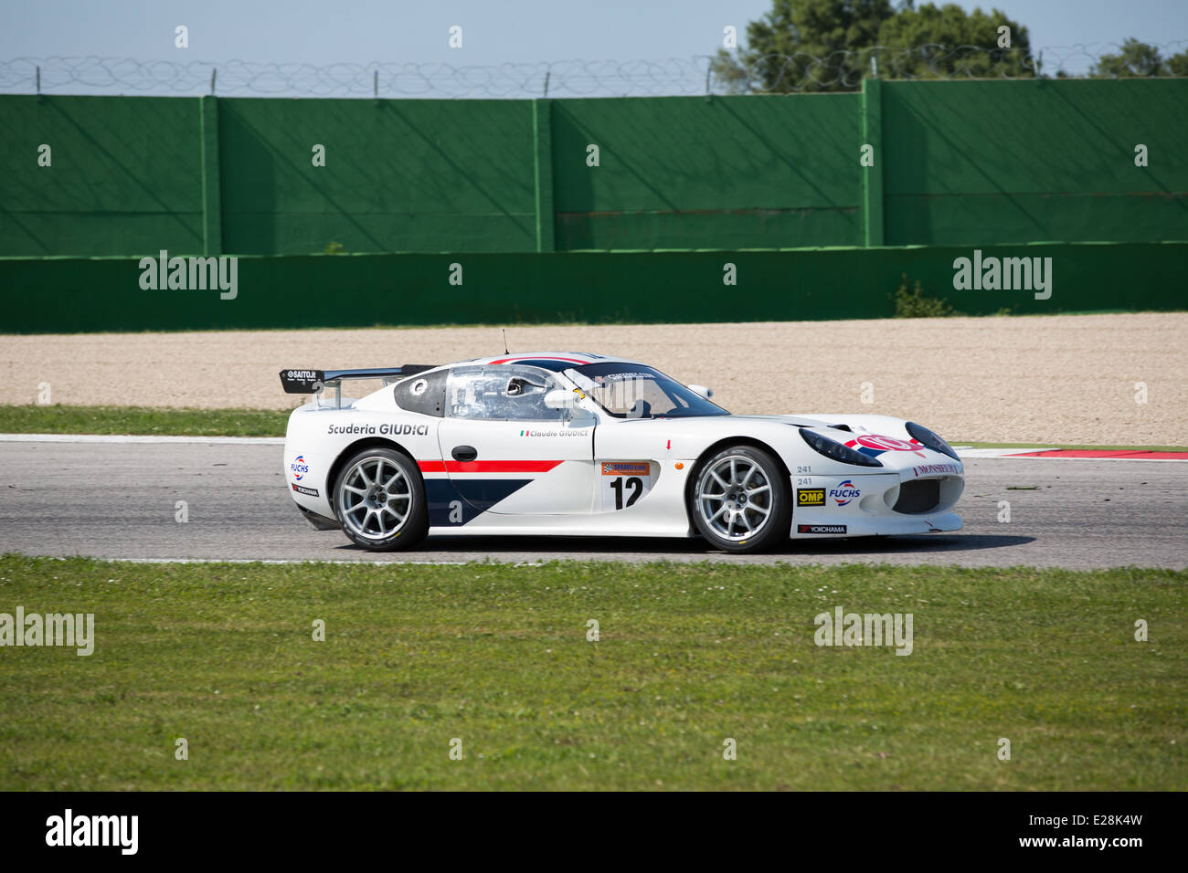 Una Ginetta G50 PRO di Nova Race Team, pilotato dal giudice Claudio (ITA), la GT4 serie europea Foto Stock