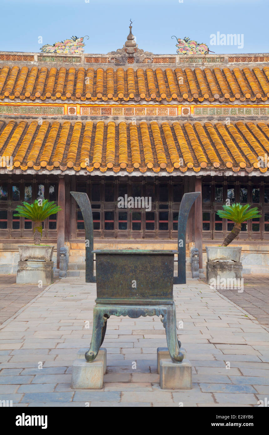 Hoa Khiem Tempio a tomba di Tu Duc (Patrimonio Mondiale dell'UNESCO), la tinta, Thua Thien-Hue, Vietnam Foto Stock