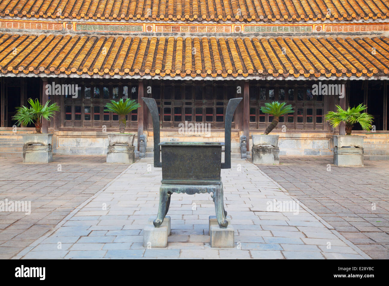 Hoa Khiem Tempio a tomba di Tu Duc (Patrimonio Mondiale dell'UNESCO), la tinta, Thua Thien-Hue, Vietnam Foto Stock