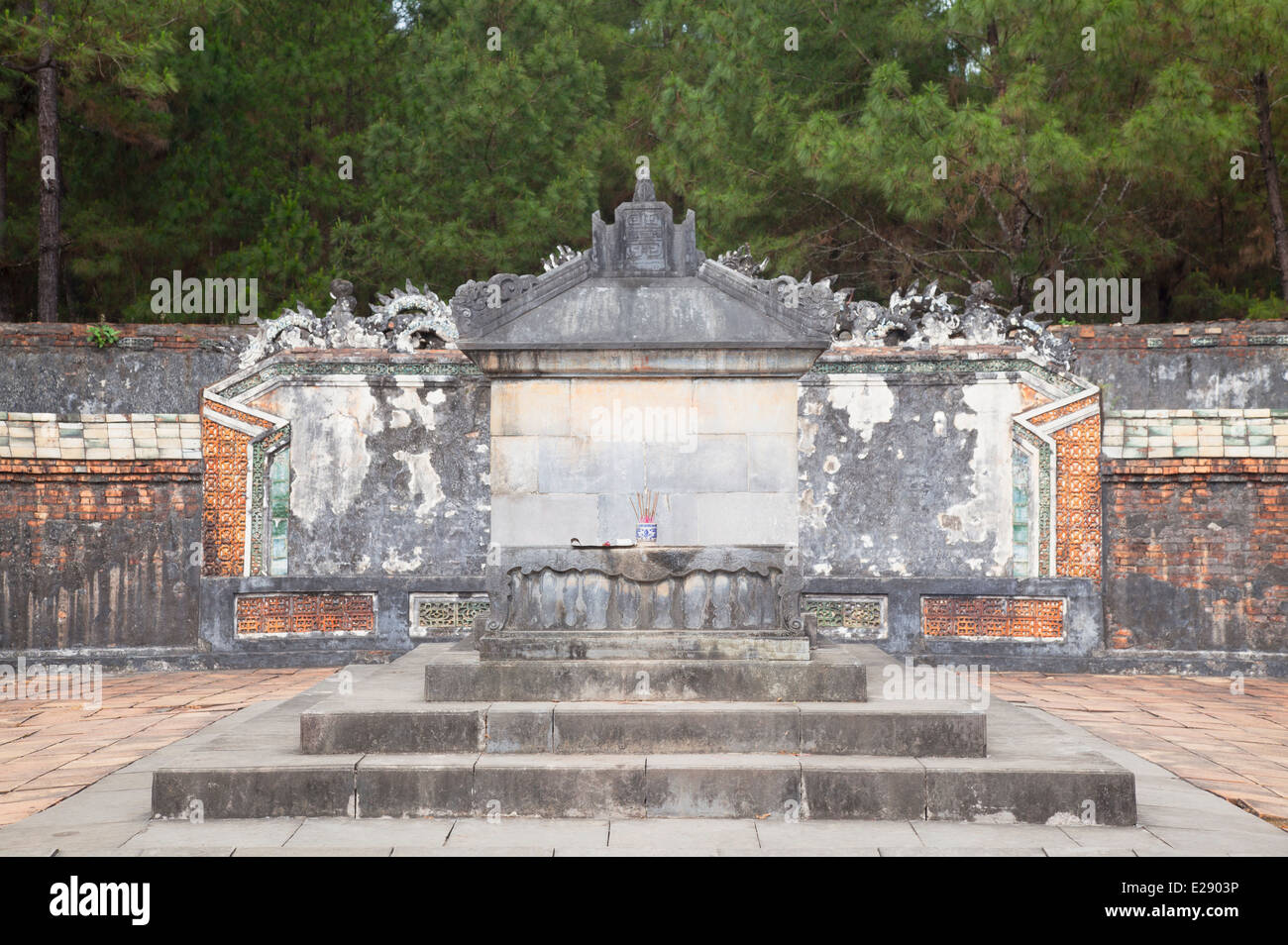 Tomba di Tu Duc (Patrimonio Mondiale dell'UNESCO), la tinta, Thua Thien-Hue, Vietnam Foto Stock