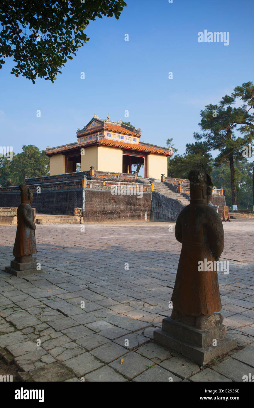 Tomba di Minh Mang (Patrimonio Mondiale dell'UNESCO), la tinta, Thua Thien-Hue, Vietnam Foto Stock