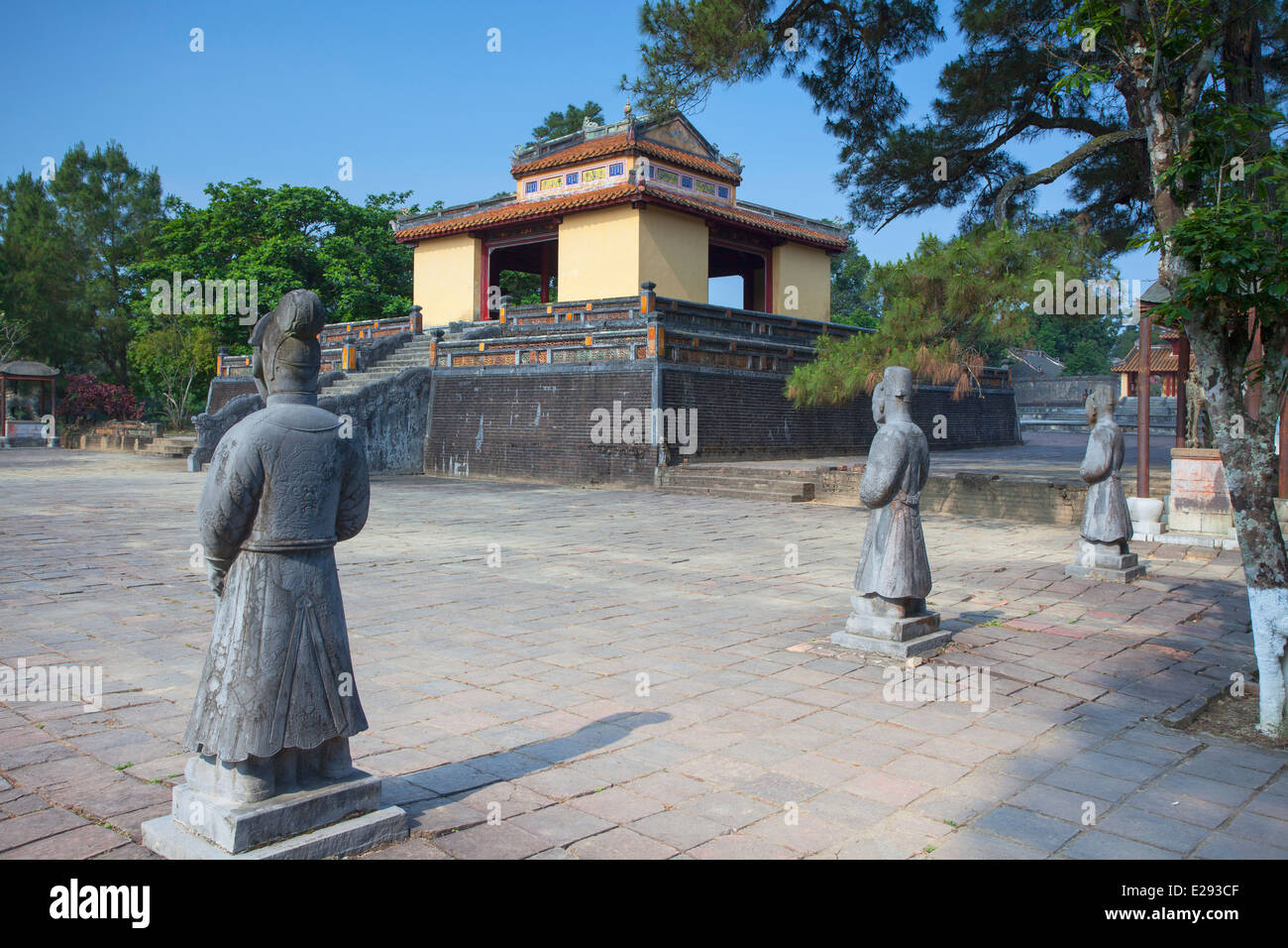 Tomba di Minh Mang (Patrimonio Mondiale dell'UNESCO), la tinta, Thua Thien-Hue, Vietnam Foto Stock