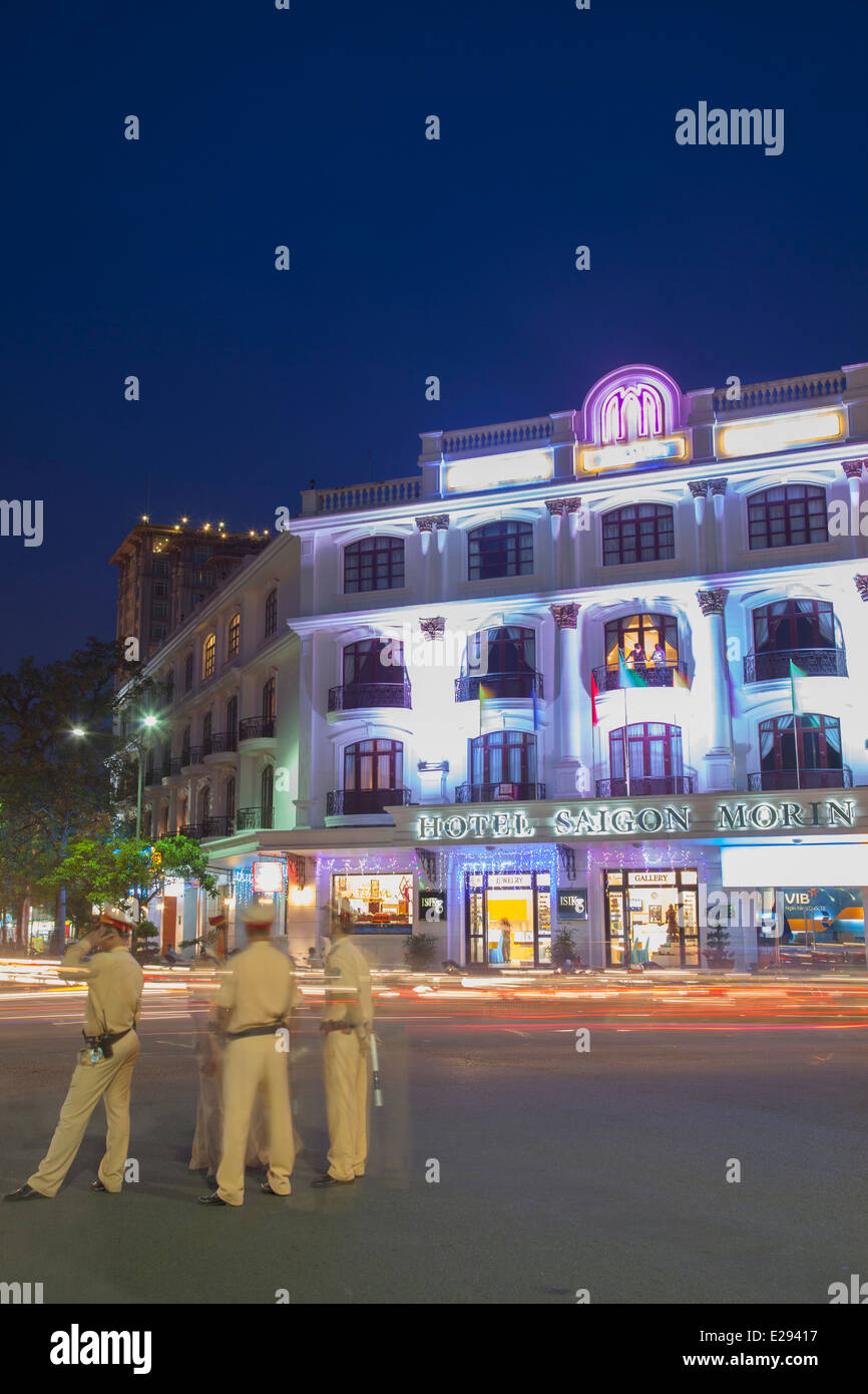Hotel Saigon Morin al crepuscolo, tonalità, Thua Thien-Hue, Vietnam Foto Stock