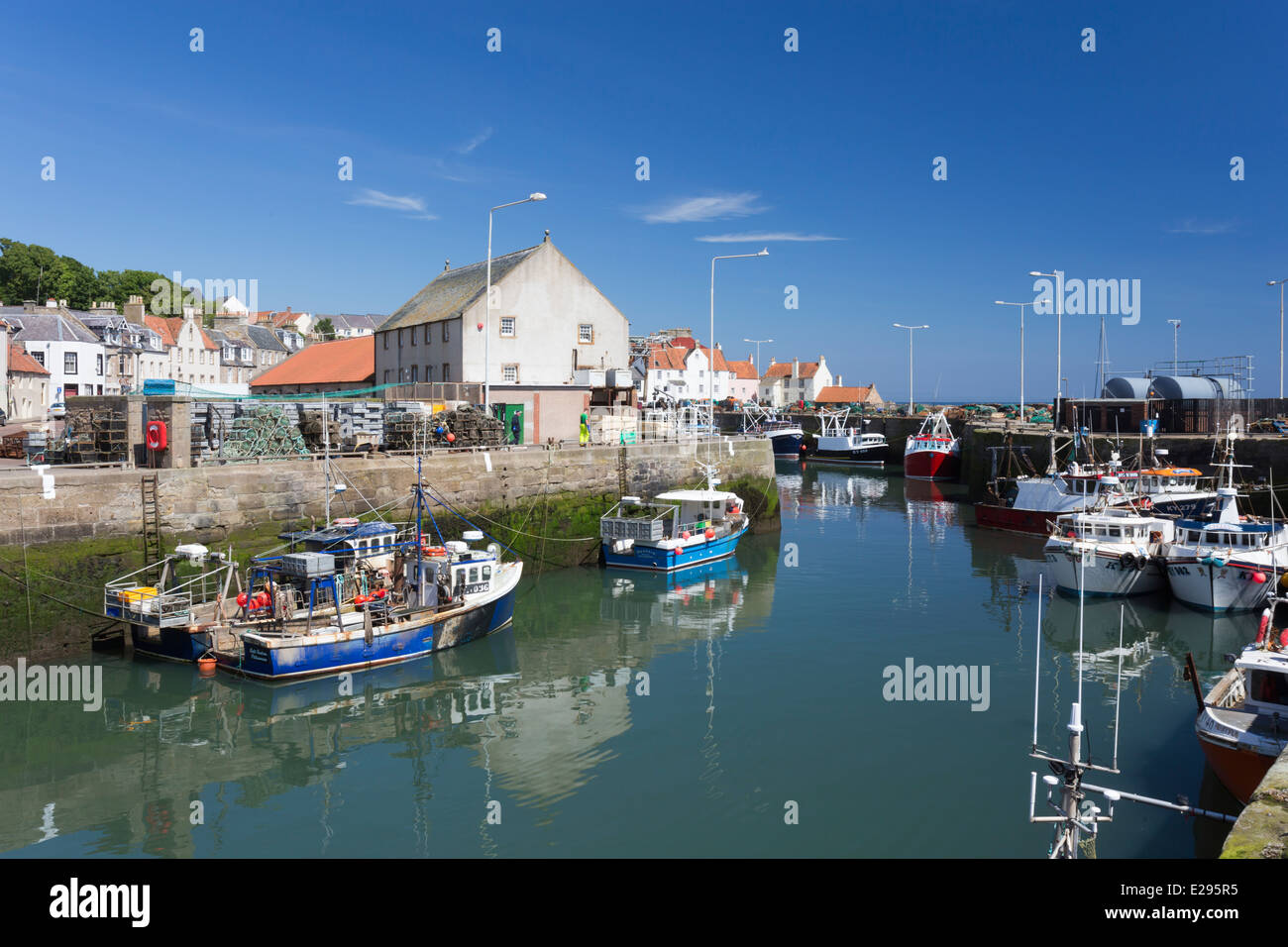 Pittenweem Harbor East Neuk Fife Foto Stock