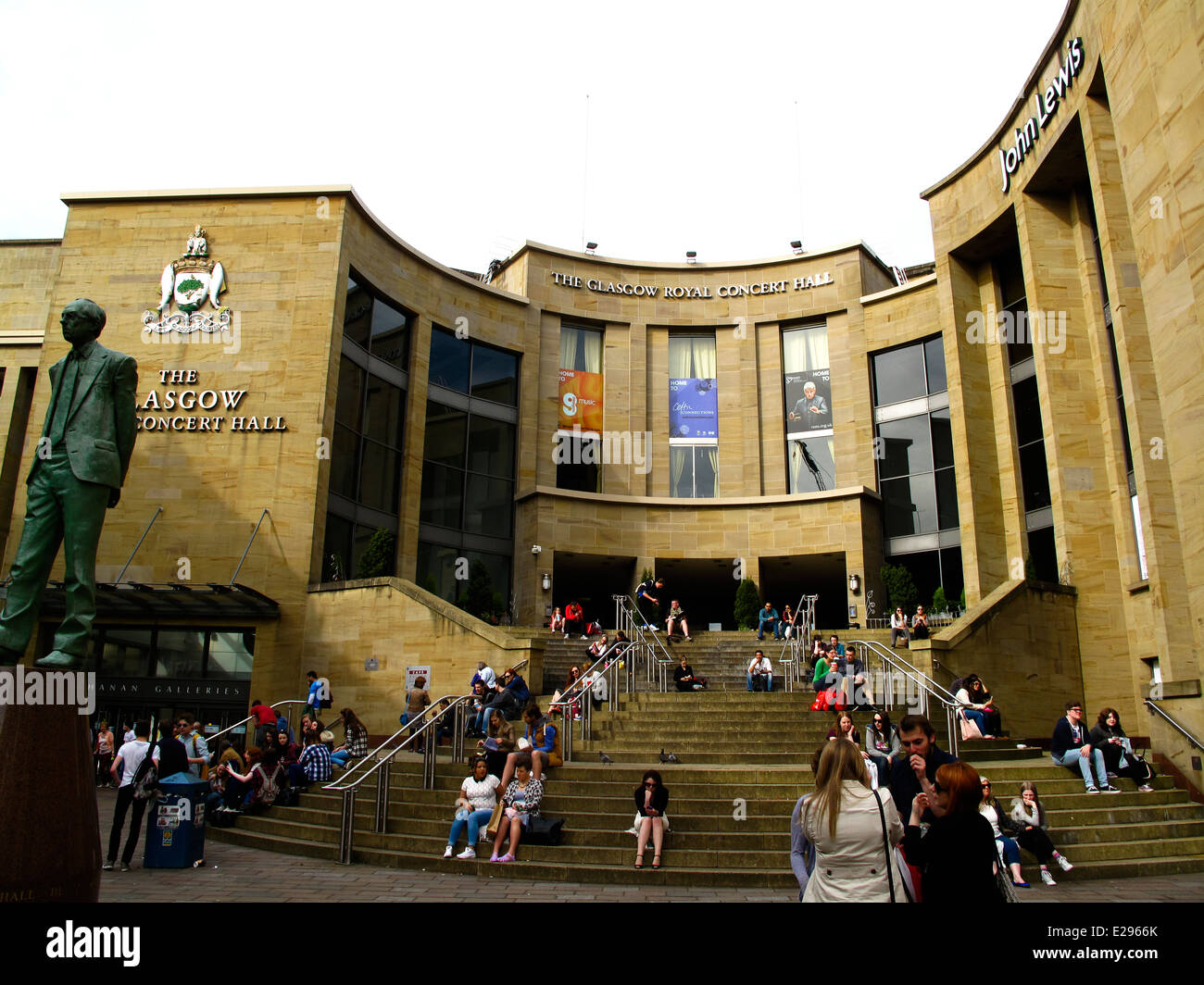 Glasgow International Concert Hall di Buchanan Street Foto Stock