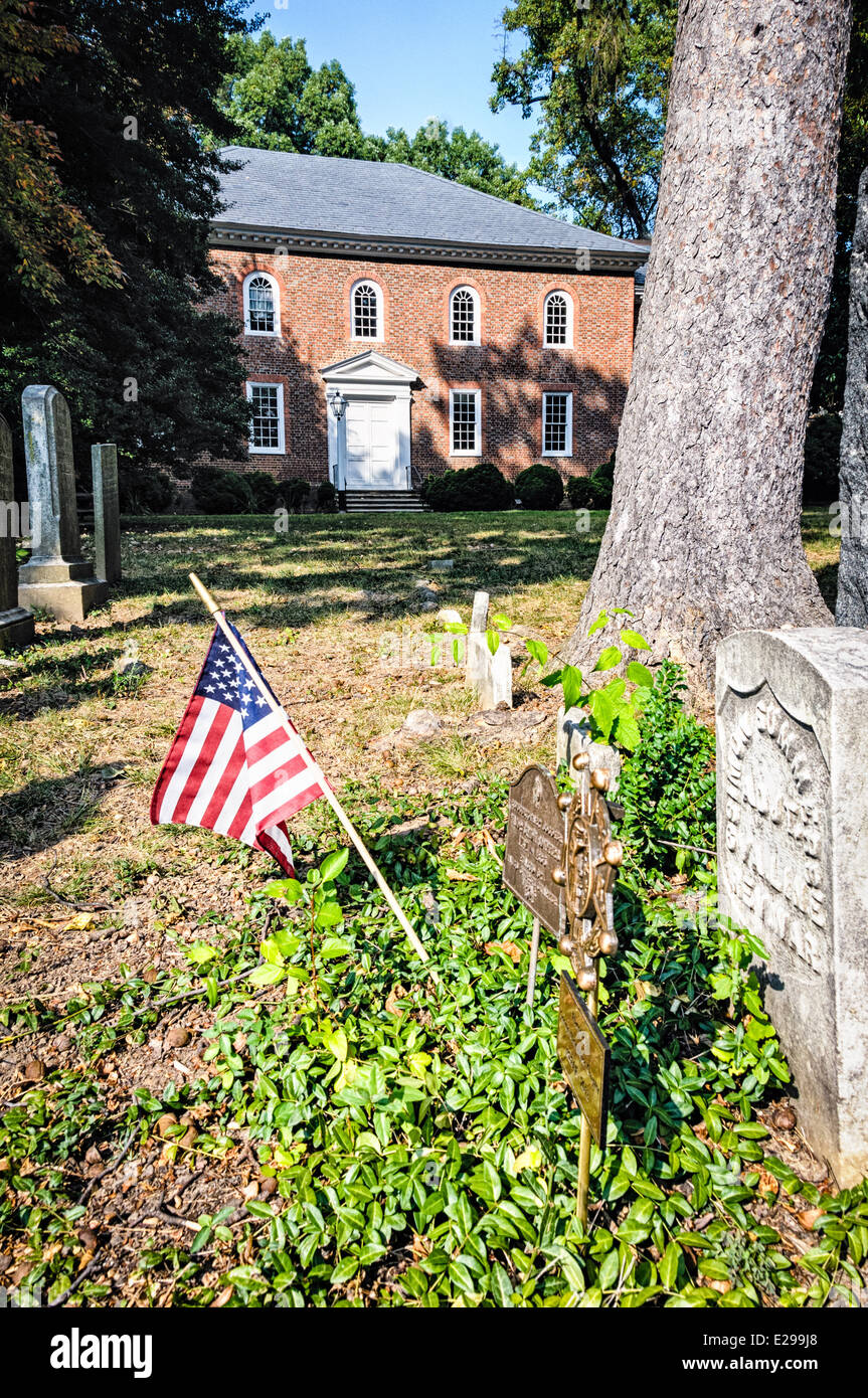 La Chiesa cade, Falls Church, Virginia Foto Stock