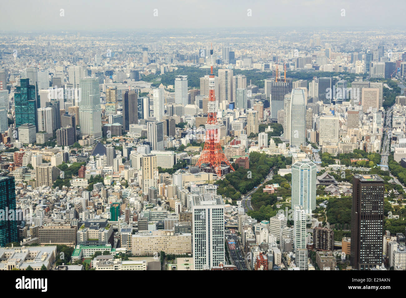La Tokyo Tower, Tokyo, Giappone Foto Stock