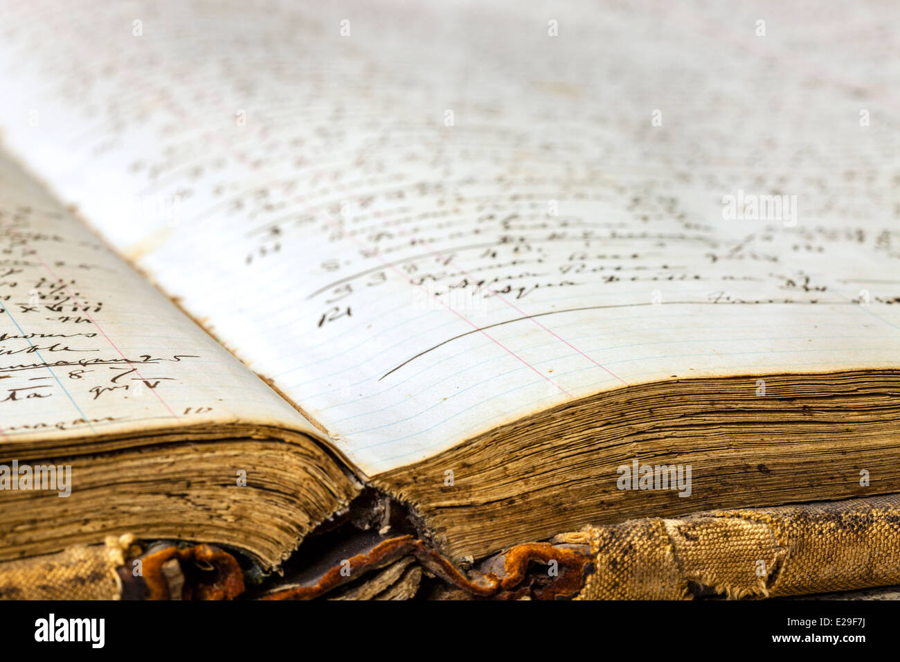 Vecchia farmacia prenota Foto Stock