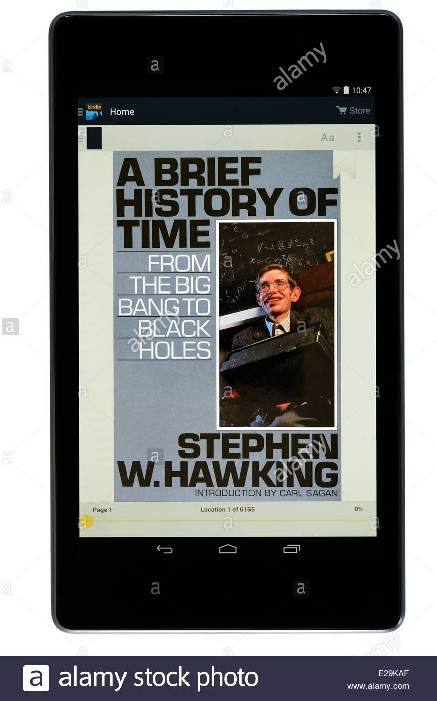 Stephen Hawking titolo libro una breve storia del tempo, digitale ...