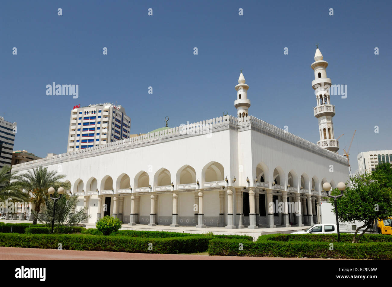 Emirati Arabi Uniti Abu Dhabi emirato, citta' di Abu Dhabi, Sheikh Khalifa moschea Foto Stock