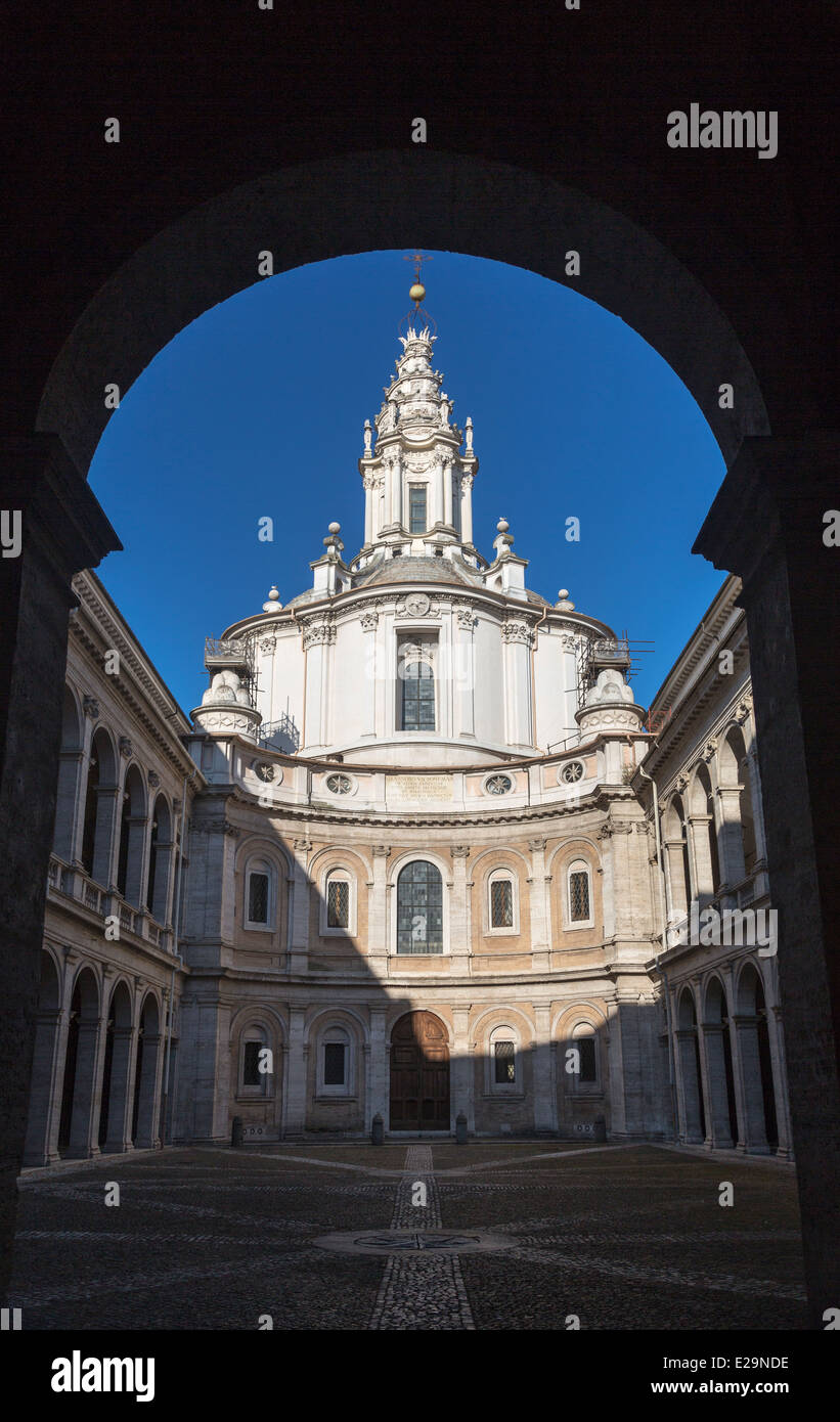 Sant'Ivo alla Sapienza chiesa, Roma, Italia Foto Stock