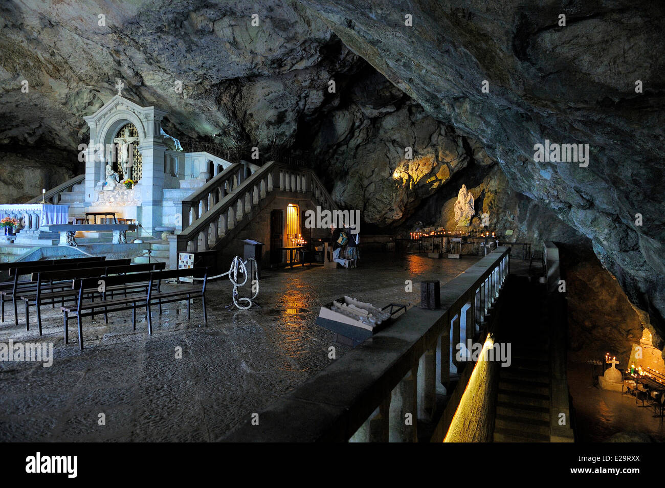 Francia, Var, Massif de la Sainte Baume, santuario di Santa Maria Maddalena Foto Stock