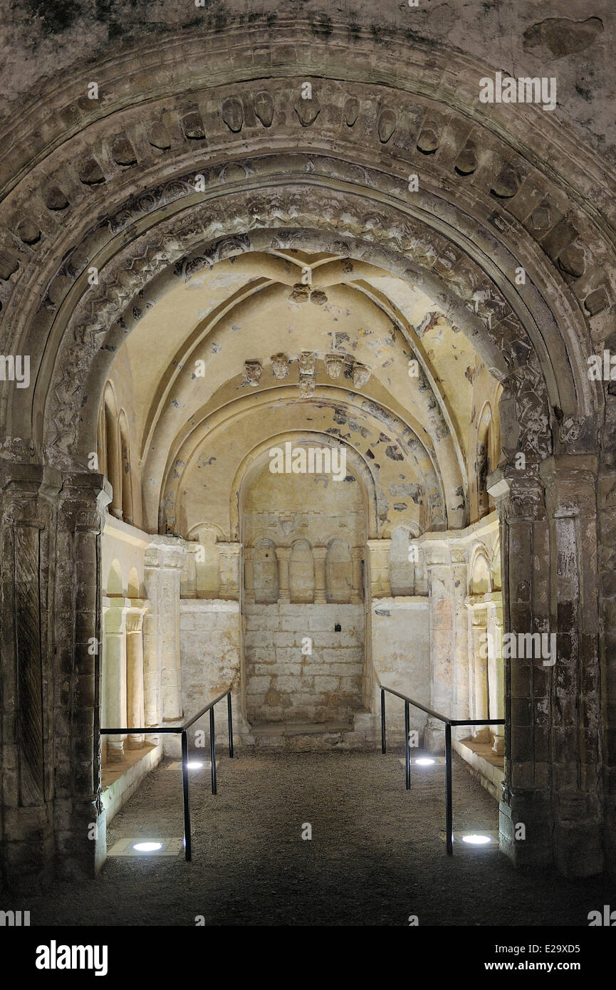 L'Irlanda, nella contea di Tipperary, Rocca di Cashel, Cormac cappella del XII (C) Foto Stock