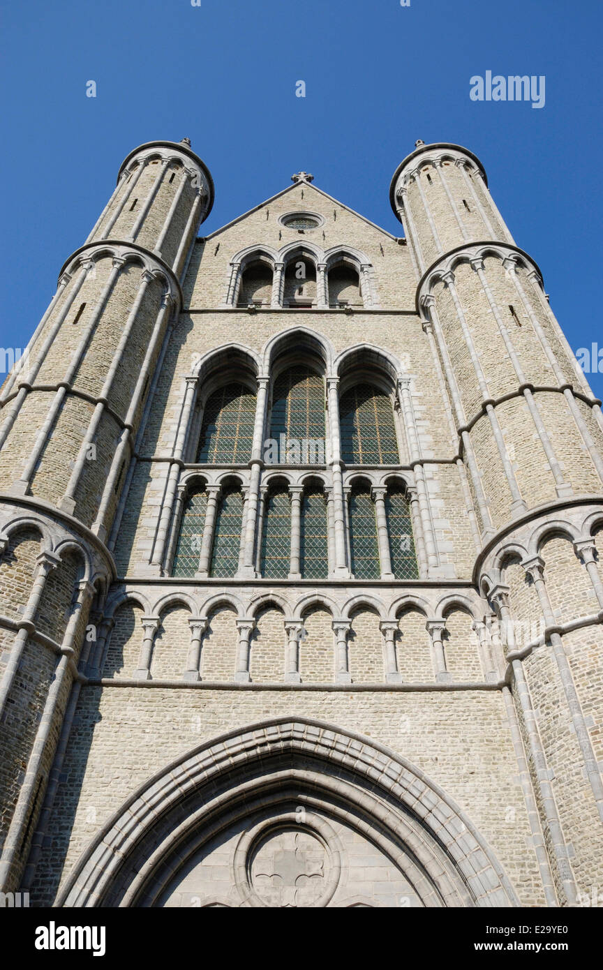 Belgio Fiandre Occidentali, Bruges, Chiesa di Nostra Signora di Bruges il XIII secolo in stile gotico Foto Stock