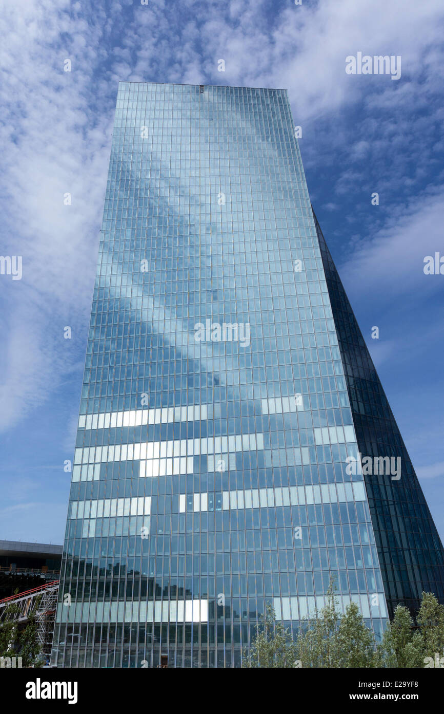 Germania: La Banca centrale europea per la nuova sede (BCE-Campus) in Frankfurt am Main, Hesse, Germania Foto Stock