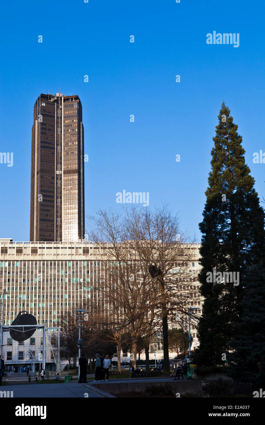 Francia, Parigi, Tour Montparnasse Foto Stock