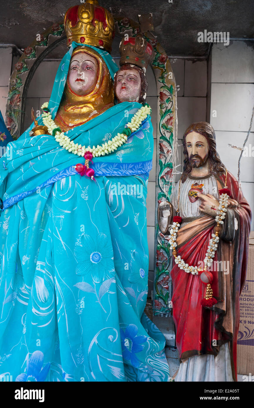 India, Tamil Nadu, Chennai (Madras), molti tamil sono cristiane Foto Stock