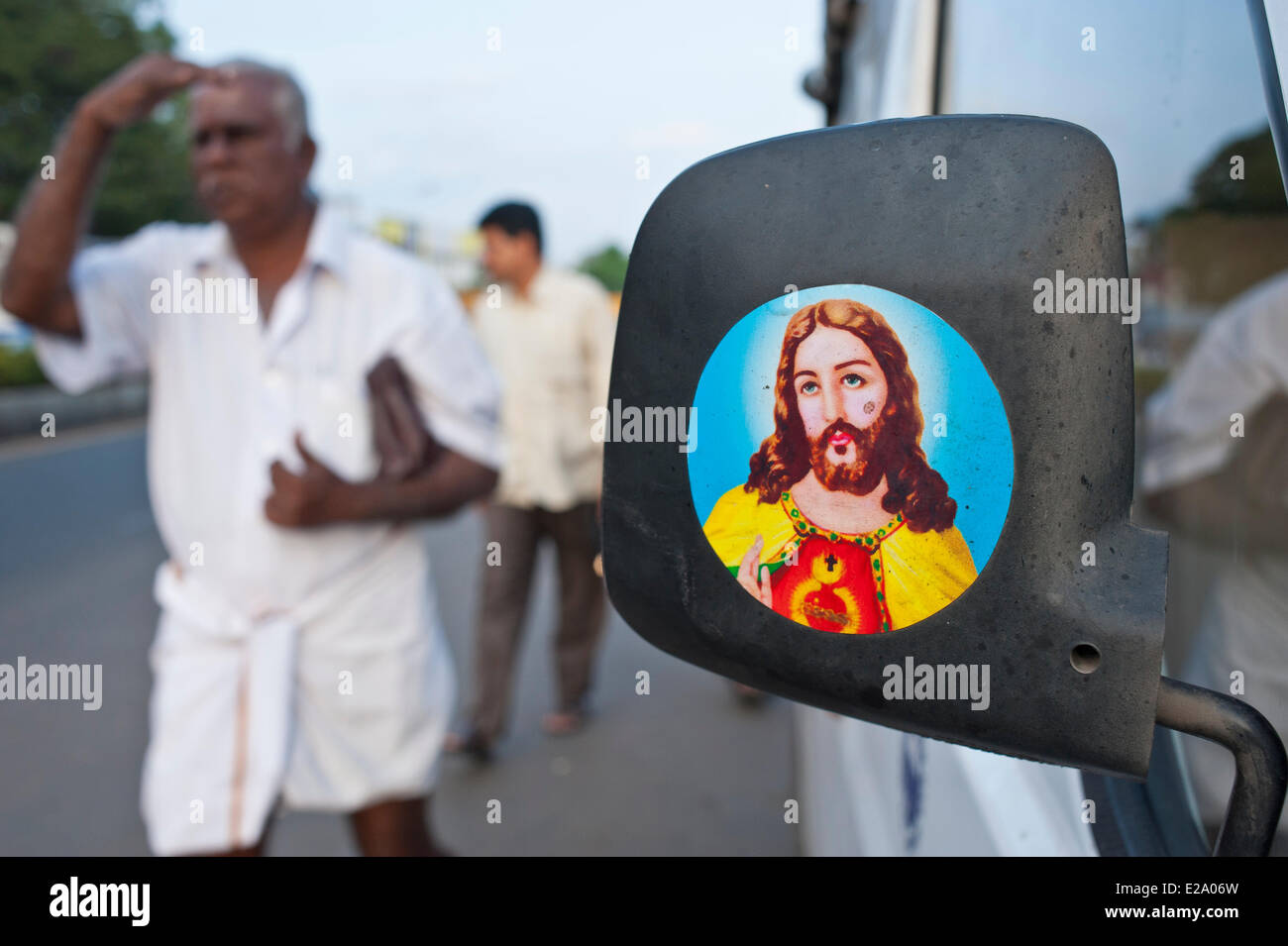 India, Tamil Nadu, Chennai (Madras), molti tamil sono cristiane Foto Stock