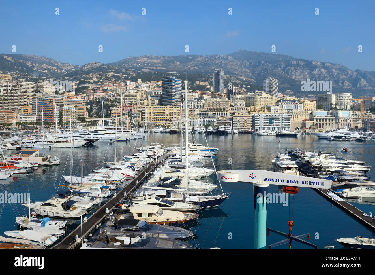 Principato di Monaco, Monaco, Porto Ercole Foto Stock
