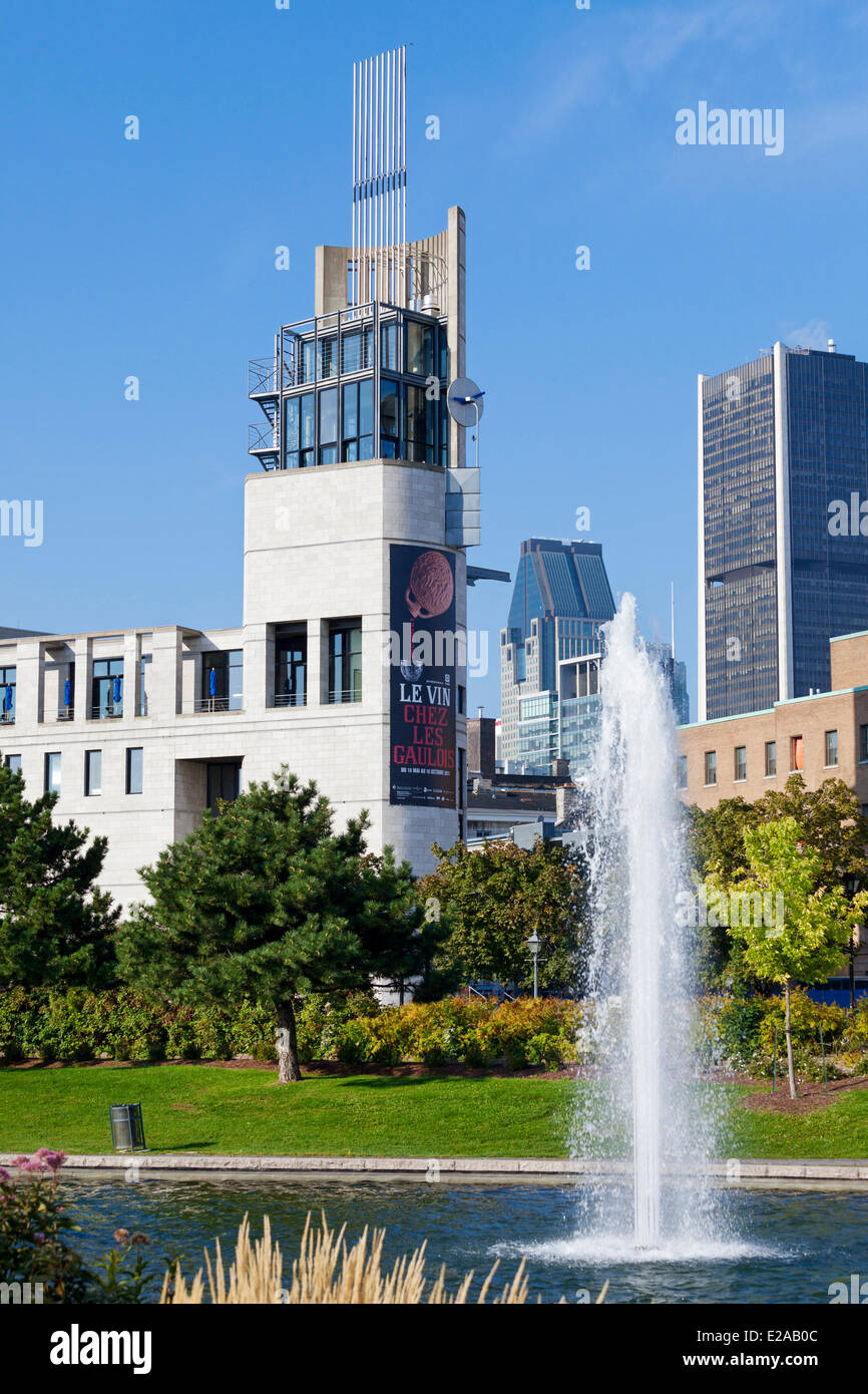 Canada, Provincia di Quebec, Montreal Vecchia Montreal, Porto Vecchio, il Museo di Archeologia e Storia Pointe a Calliere Foto Stock