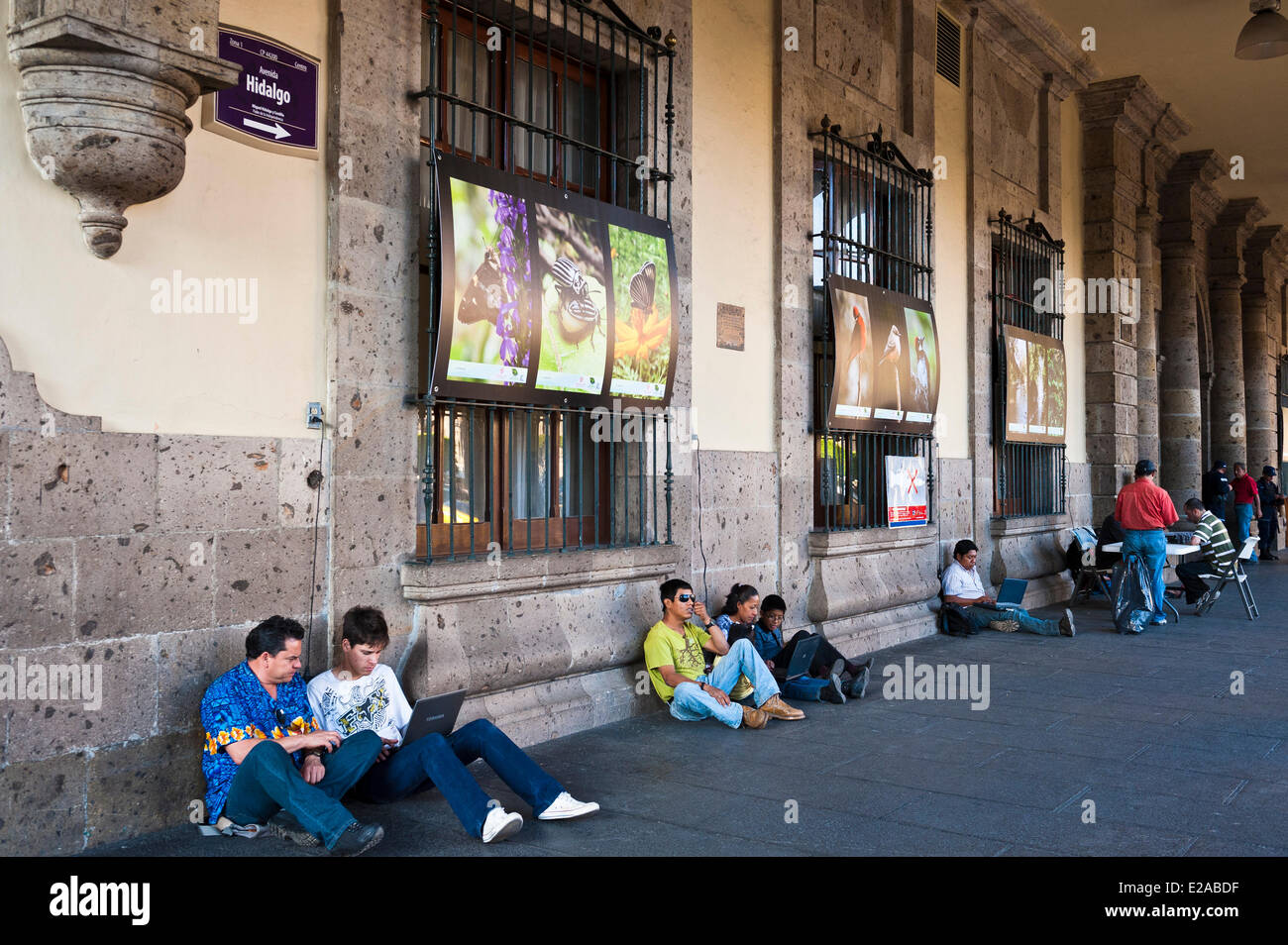 Messico, Stato di Jalisco, Guadalajara, il Palacio Municipal (municipio) nel centro storico Foto Stock