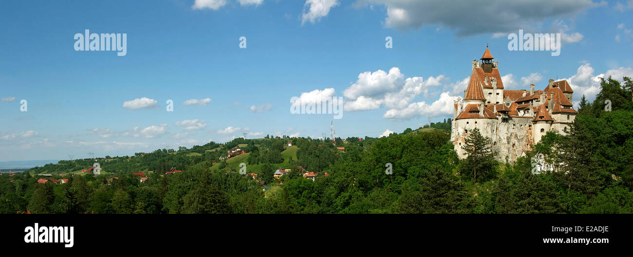 La Romania, Carpazi, Transilvania Regione, crusca, il primo castello fu eretto dai Cavalieri Teutonici nel XIII Foto Stock