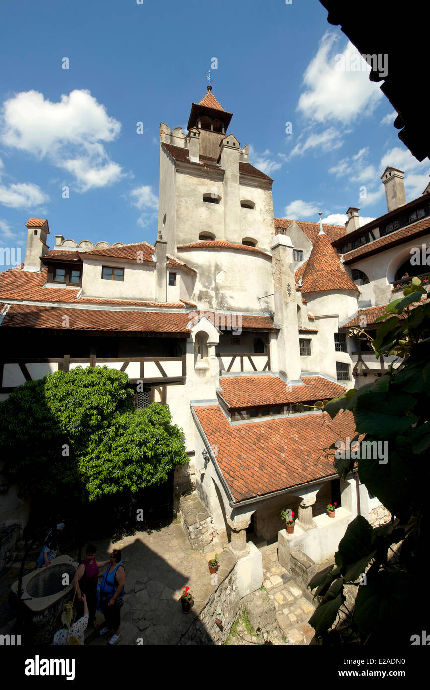 La Romania, Carpazi, Transilvania Regione, crusca, il primo castello fu eretto dai Cavalieri Teutonici nel XIII Foto Stock