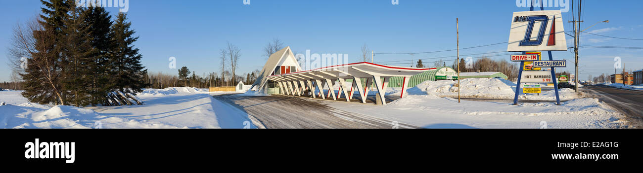 Canada, New Brunswick Provincia, Bathurst, drive in ristorante Foto Stock