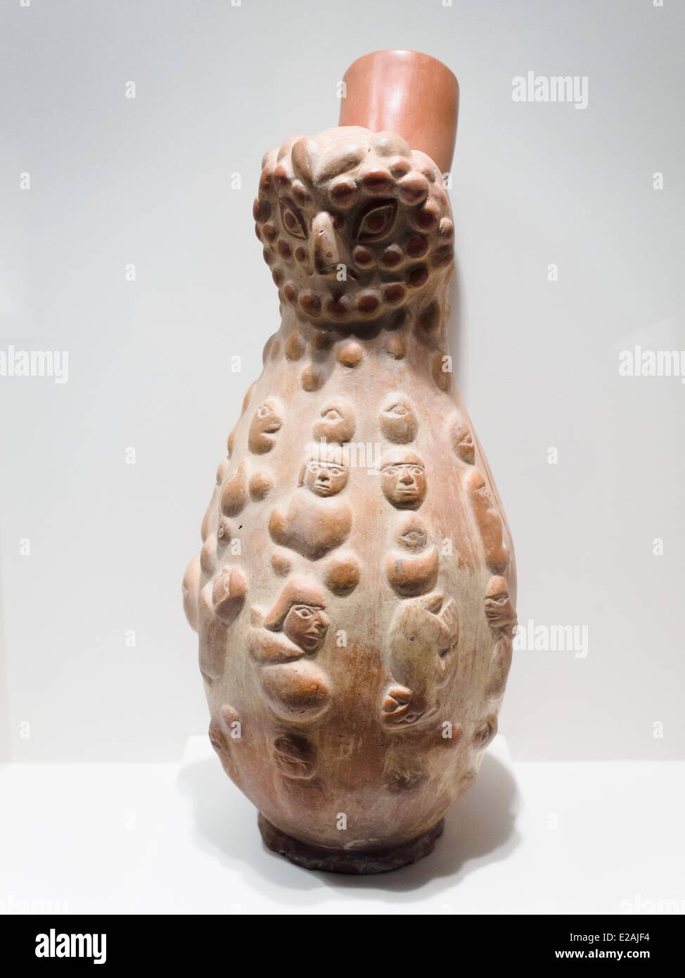 Bottiglia scolpita Owl una sommità di una zucca Mochica periodo classico  1-800 annuncio Museo de Arte Precolombino, Cusco - Perù al di là della  grande quantità di informazioni che questo contribuisce in