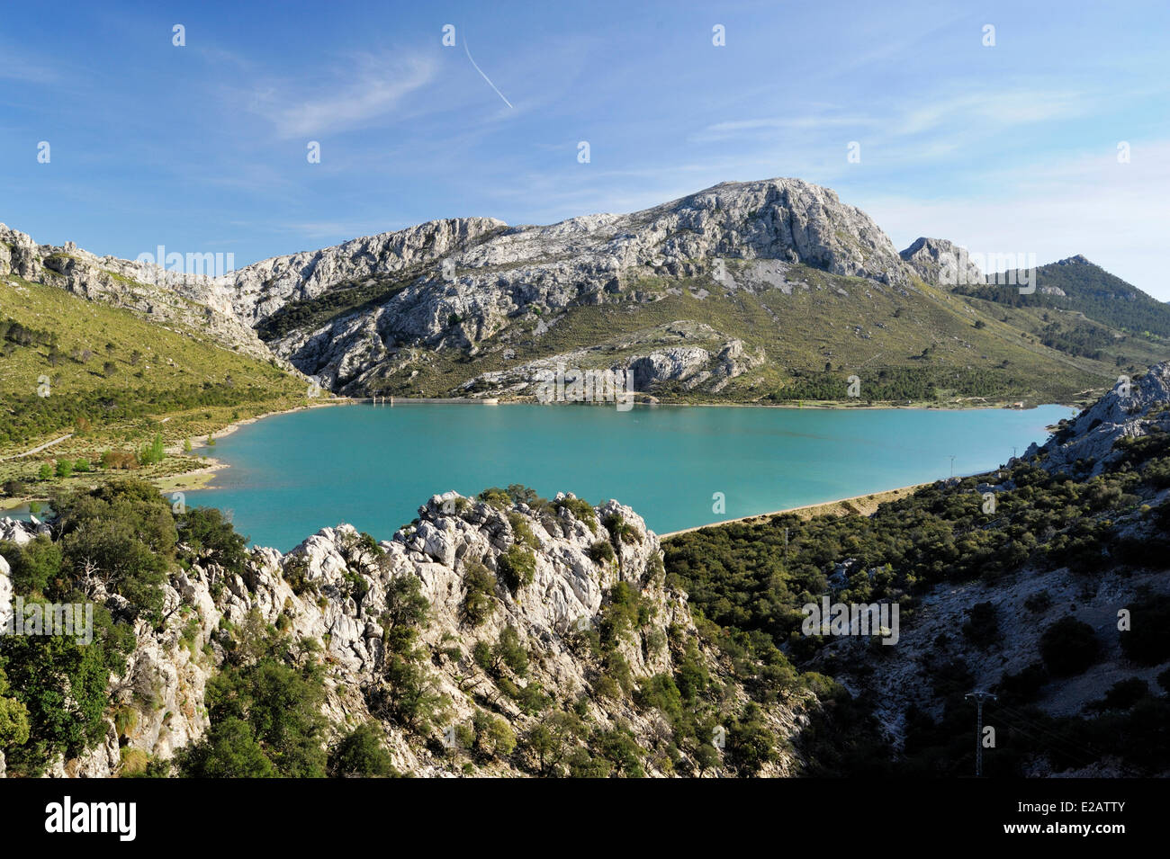 Isole Baleari Spagna, Mallorca, Cuber, lago e diga Foto Stock