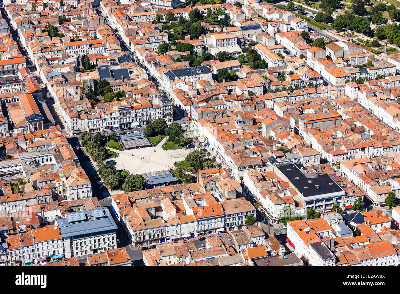 Francia, Charente Maritime, Rochefort (vista aerea) Foto Stock
