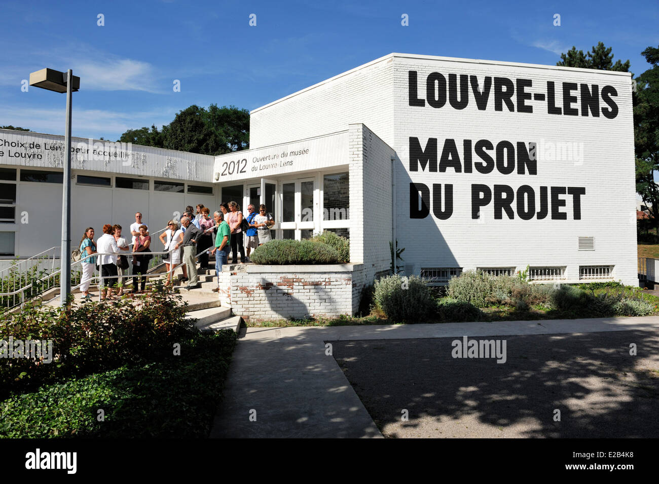 Francia, Pas de Calais, lente, Maison du projet du Louvre lente, uffici per un progetto museale Foto Stock