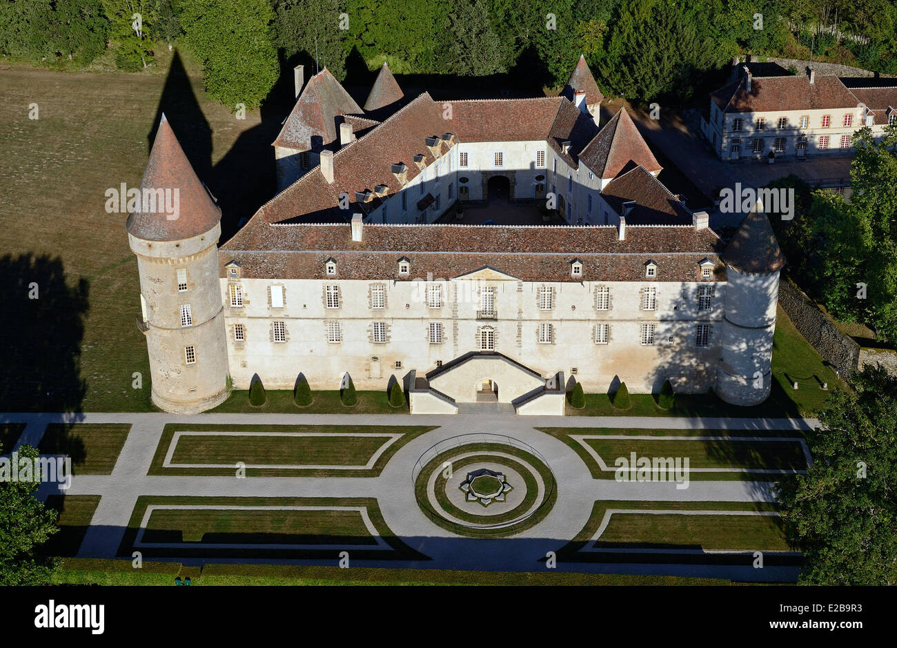 Francia, Nièvre, Parc Naturel Regional du Morvan (Morvan Parco naturale regionale), Chateau de Bazoches, castello appartenuto per effettuare il marshalling Foto Stock