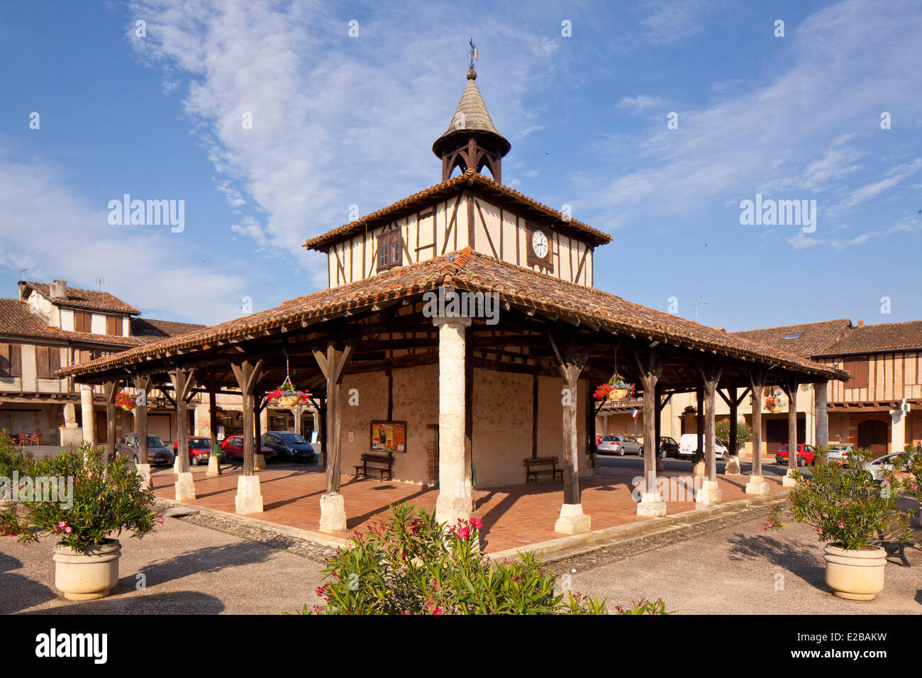 Francia, Gers, Colonia, Colonia village hall Foto Stock