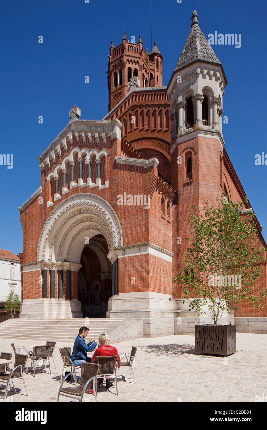 Francia e Lot et Garonne, Villeneuve sur Lot, Santa Caterina Chiesa Foto Stock