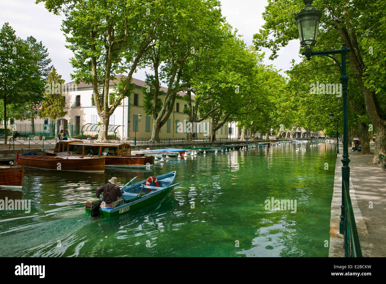 Francia, Haute Savoie, Annecy, Vasse canal Foto Stock