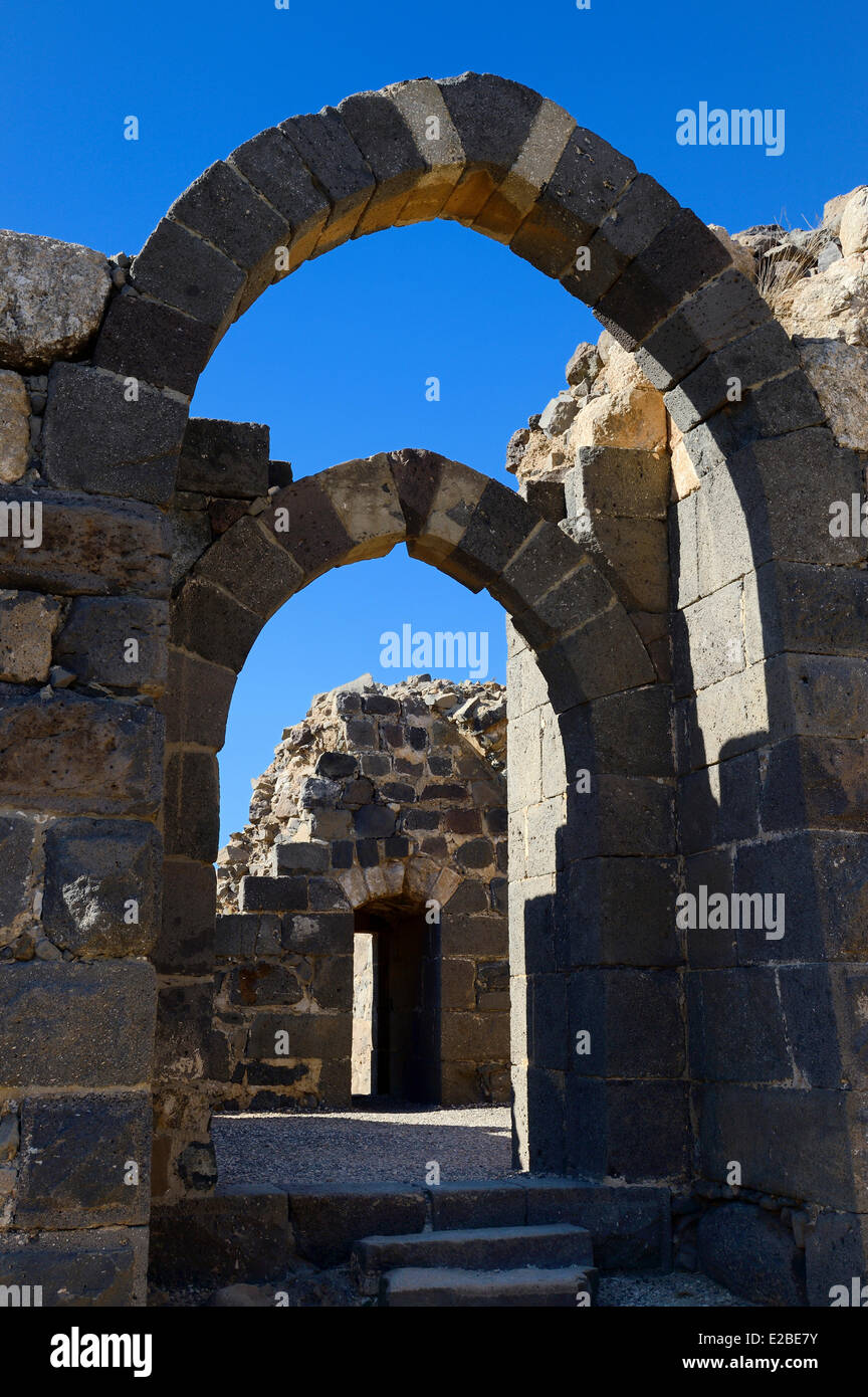 Israele, Distretto Settentrionale, la Galilea Belvoir Fortezza è una fortezza dei crociati tenere premuto dai Cavalieri Ospitalieri tra 1168 e 1189 Foto Stock