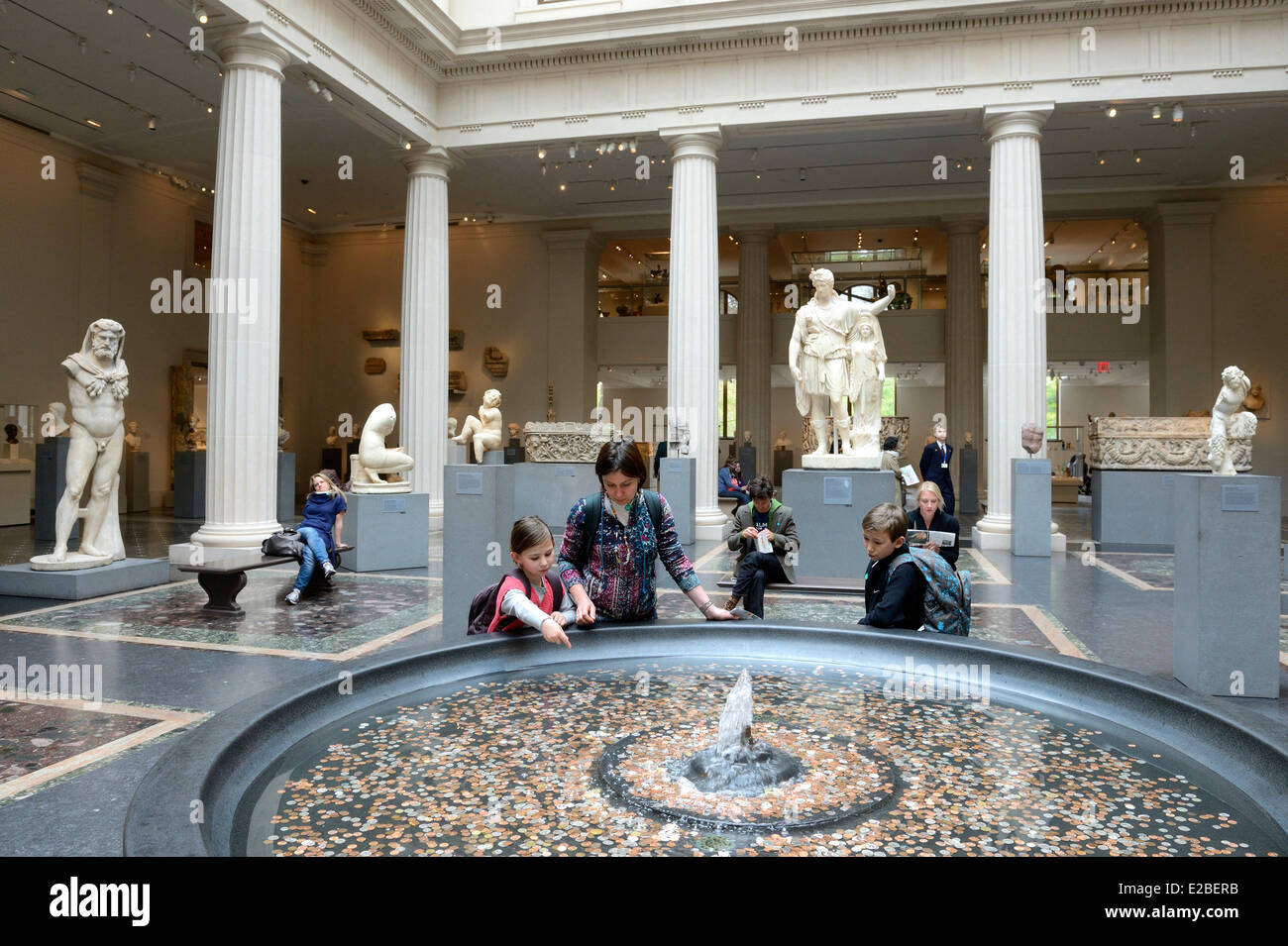Stati Uniti, New York City, Manhattan East Side, Metropolitan Museum of Art (MET), greca e romana galleria d'arte Foto Stock