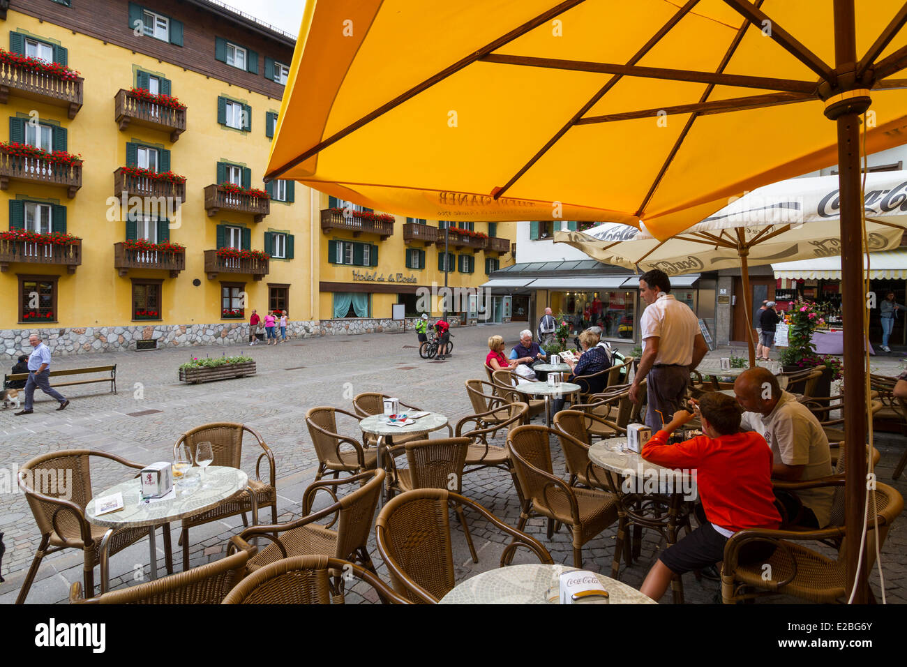 L'Italia, Veneto, provincia di Belluno, Dolomiti, Cortina d'Ampezzo Foto Stock