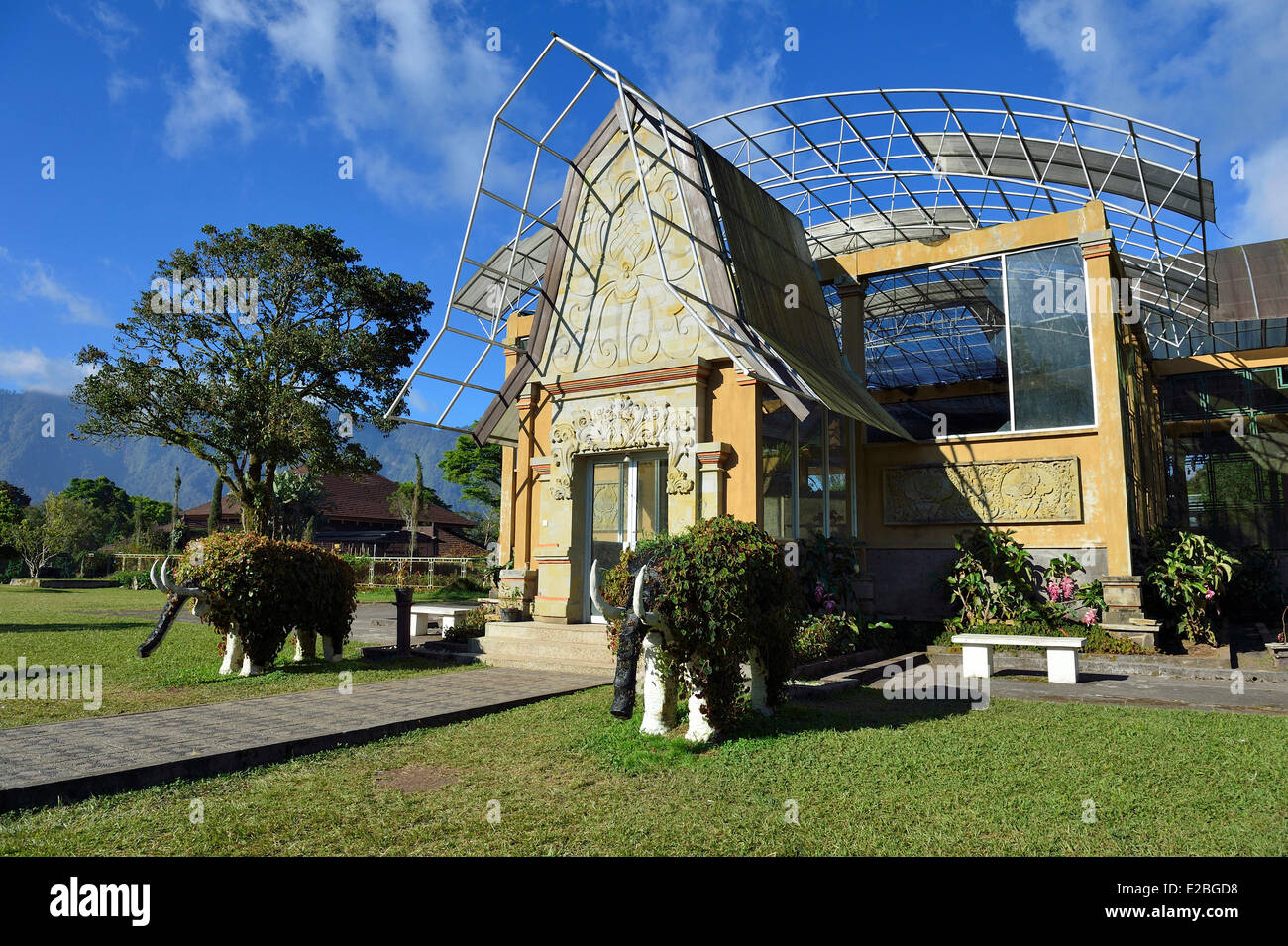 Indonesia Bali Bedugul, il Bali giardino botanico o Kebun Raya Eka Karya Foto Stock