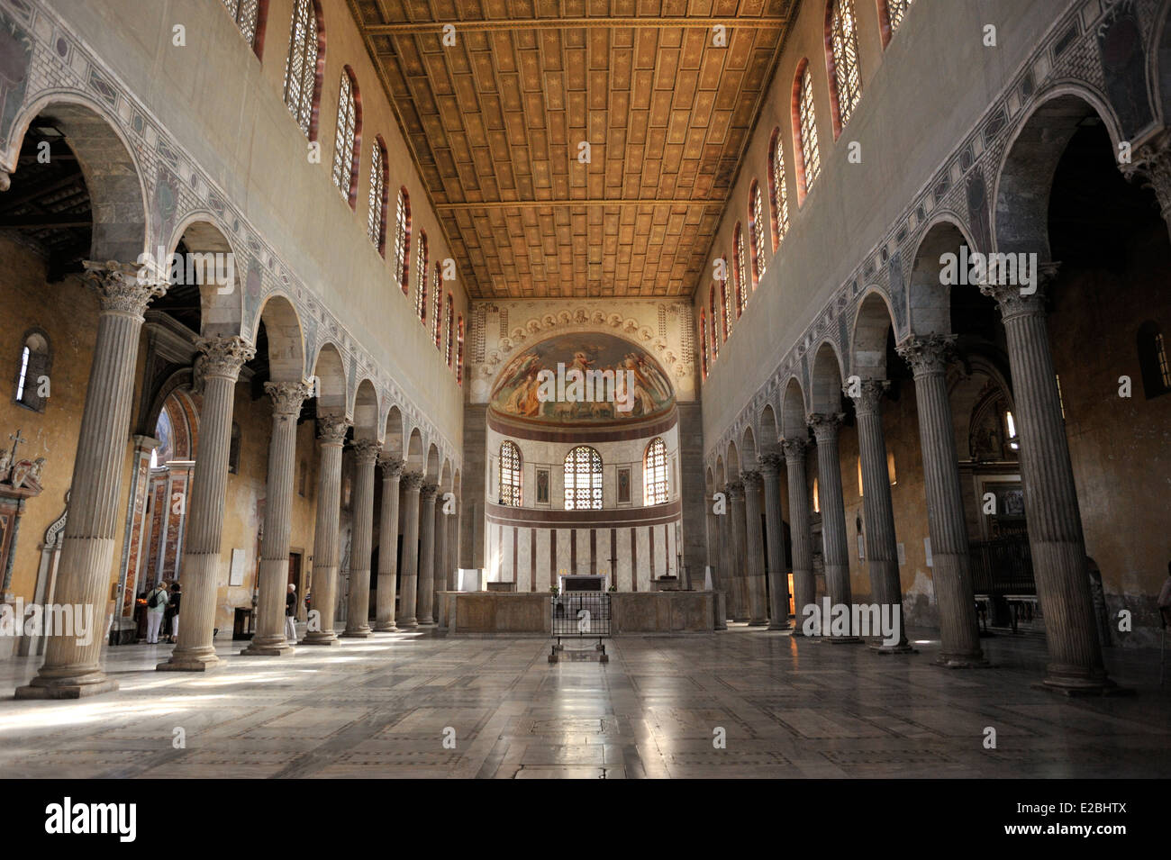Italia, Roma, Aventino, Basilica di Santa Sabina Foto Stock