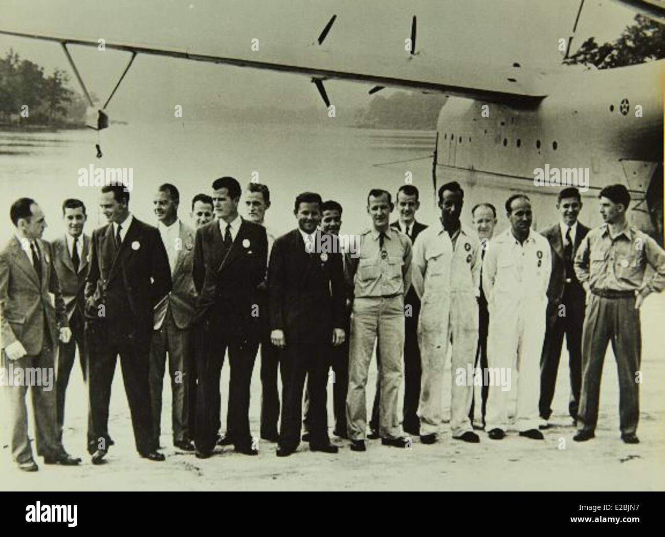 E.D. "Sam" Shannon è riconosciuto per i suoi contributi all'aeronautica e alla storia dell'aviazione. La sua eredità è conservata al San Diego Air and Space Museum. Foto Stock