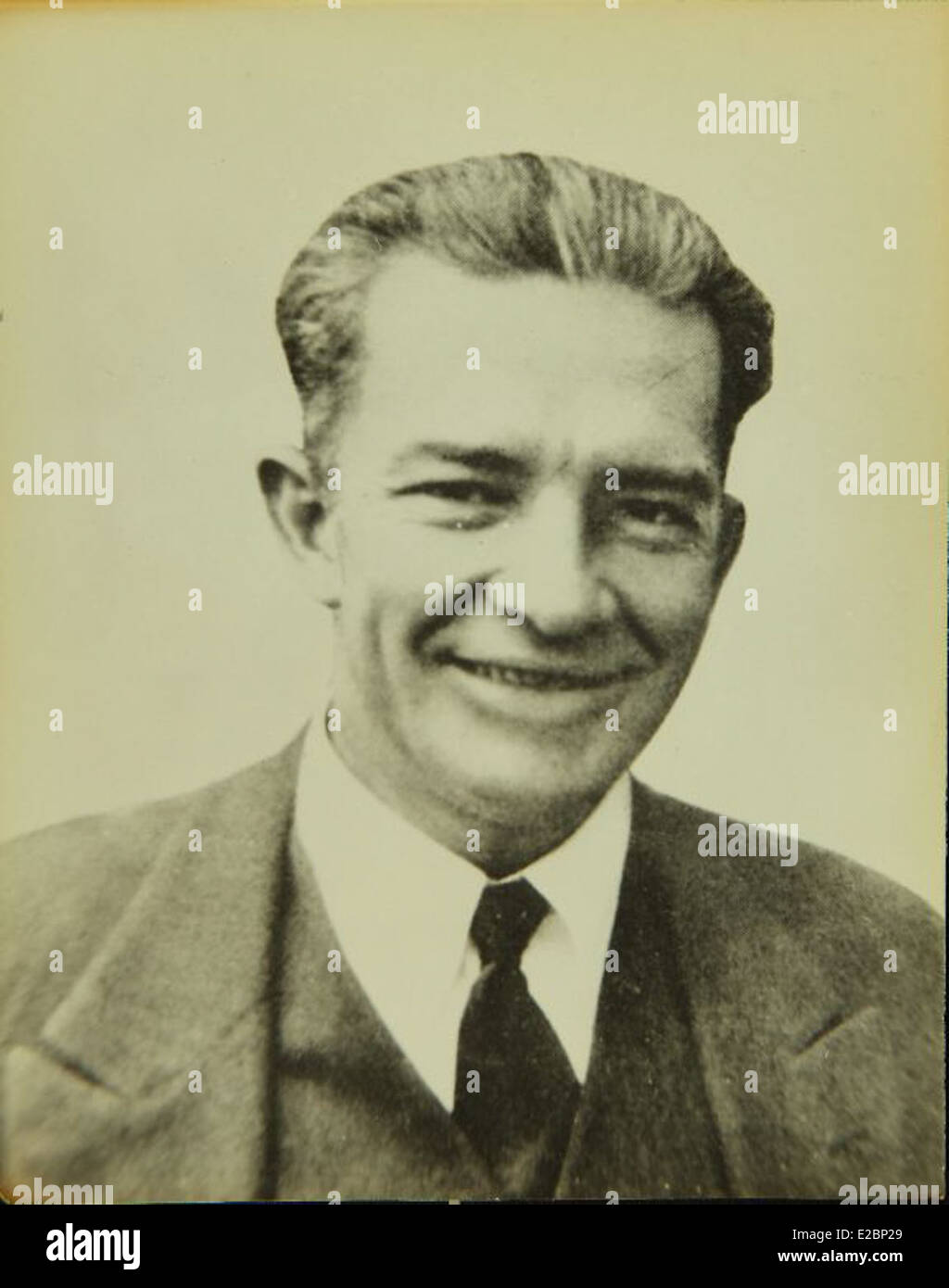 Questa immagine dagli archivi del San Diego Air and Space Museum mostra un aereo Stinson, associato ai contributi di Eddie Stinson all'aviazione e all'aeronautica. Foto Stock