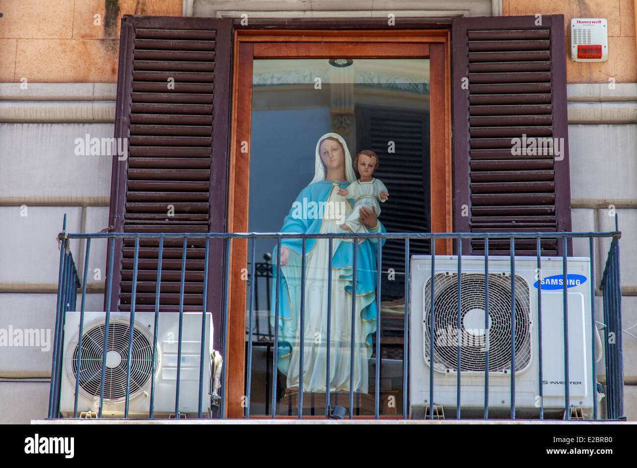 Statua della Vergine Maria Foto Stock