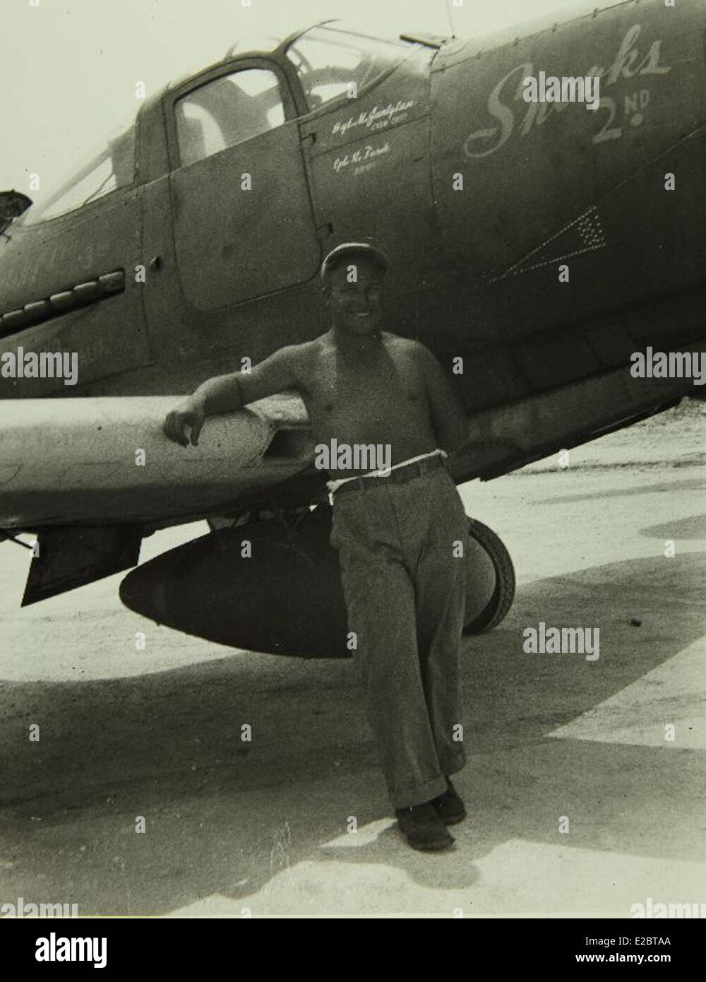 Una mostra al San Diego Air and Space Museum con William Shomo, che mette in evidenza i suoi contributi all'aviazione e all'aeronautica. Foto Stock