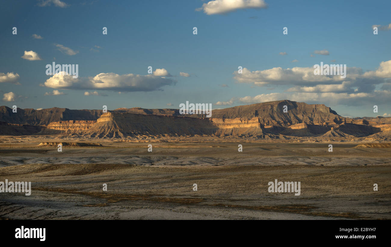 Il Prenota Cliffs of Utah e Colorado, vicino al fiume Verde, Utah Foto Stock